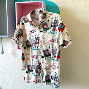 Men’s MCM Retro Inspired Button Down Shirt!